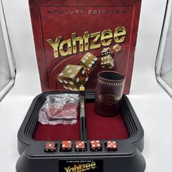 Yahtzee Deluxe Edition Gold Dice Vintage 1997 Milton Bradley Board Game