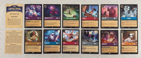 Disney Lorcana Into the Inklands TCG Cards Lot