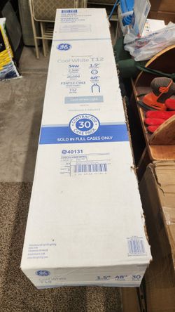 Halogen Bulbs, Box Of 30pcs + Halogen Fixtures 4 Ft