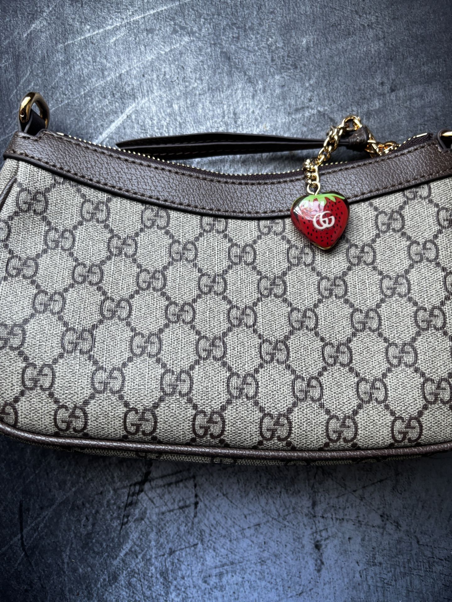 Gucci Monogram Strawberry Bag