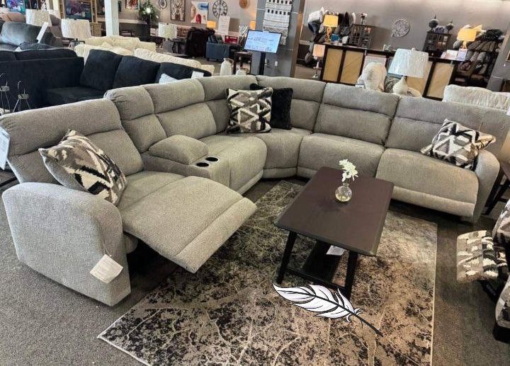SPECİAL 🤸Colleyville 6-Piece Power Reclining Sectional