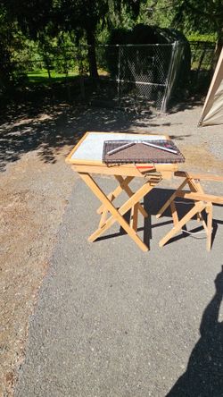Pet Grooming Table and Show Cage Stand