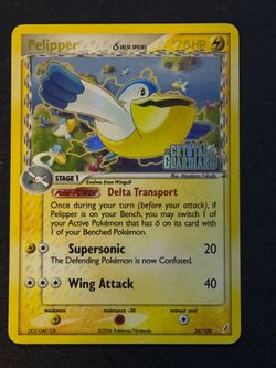 Pokemon Pelipper Reverse Holo Rare