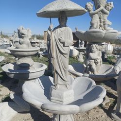 New Fountain Made Out Of Cement Perfect Gift 