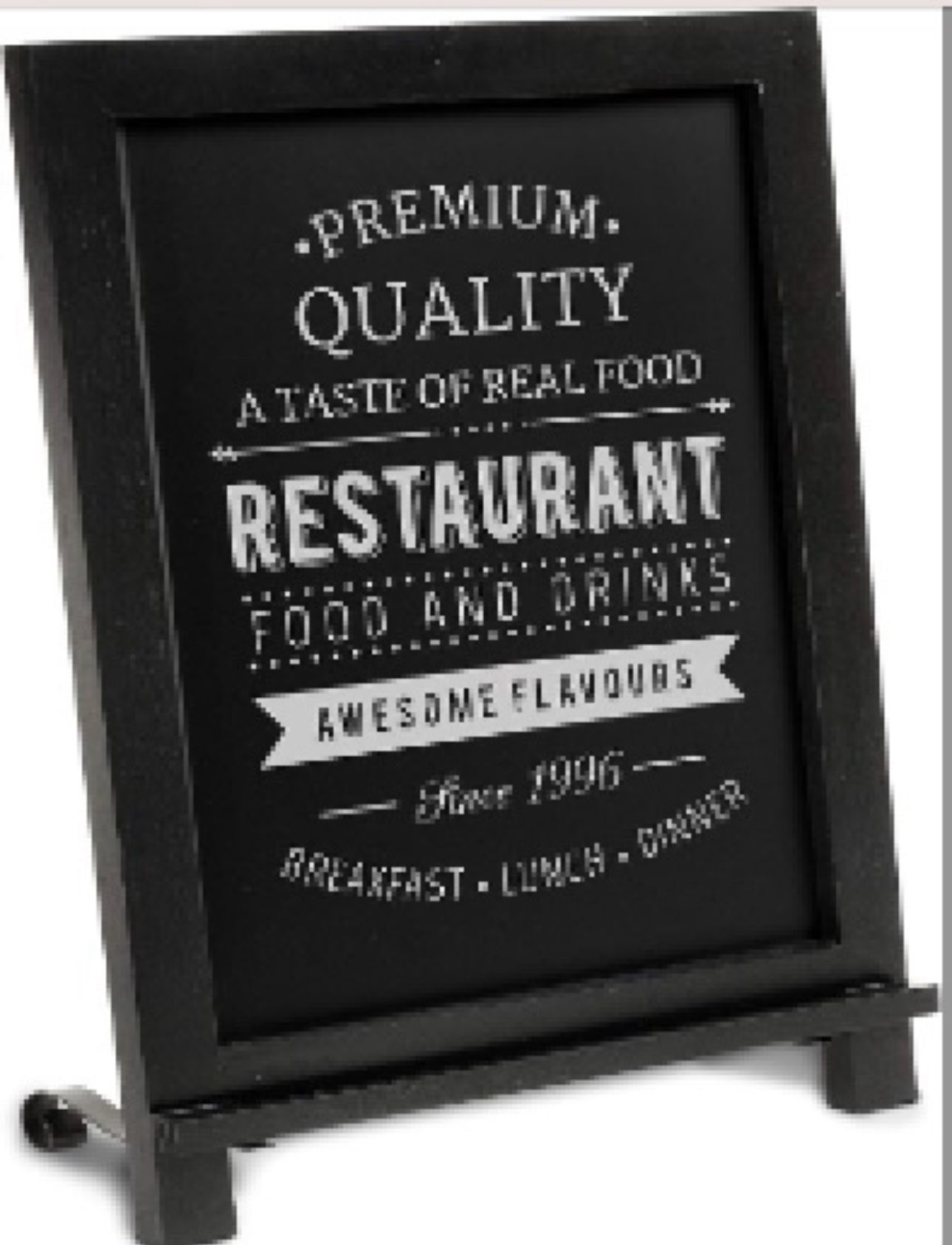 TABLETOP CHALKBOARD - Black - 3 Available