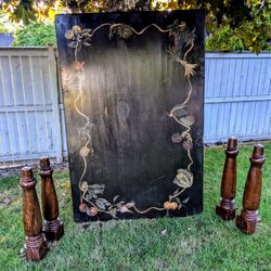 SOLID WOOD DINING ROOM TABLE  MAKE AN OFFER!