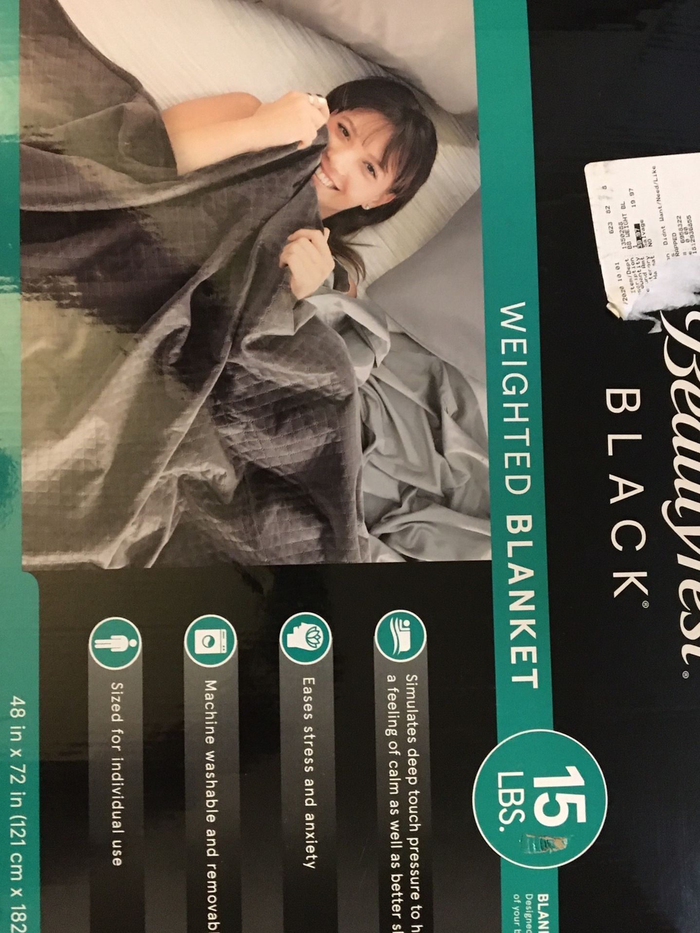 Beautyrest Black Weighed blanket 15 LBS