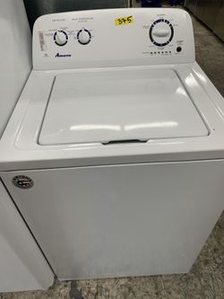 Amana top load washer in white used