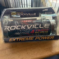 Rockville Amplifier and Capacitor ( Combo Deal)