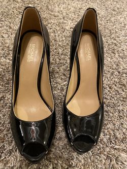 Michael Kors open toe Black Heels