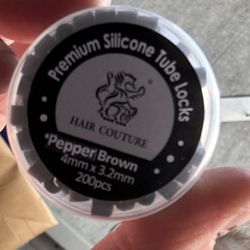 Hair Coutour 200 Pieces Premium Silicone Tube Locks 3.2mmx4mm