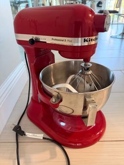 Red KitchenAid Professional 5 Plus