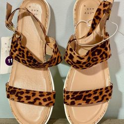 A New Day Cheetah Sandals 