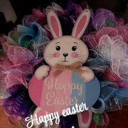 Happy Easter Wreath