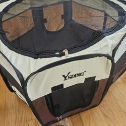 New Ysding Portable Foldable Pet Playpen and Puppy Playpen with Free Carrying Case Collapsible Travel