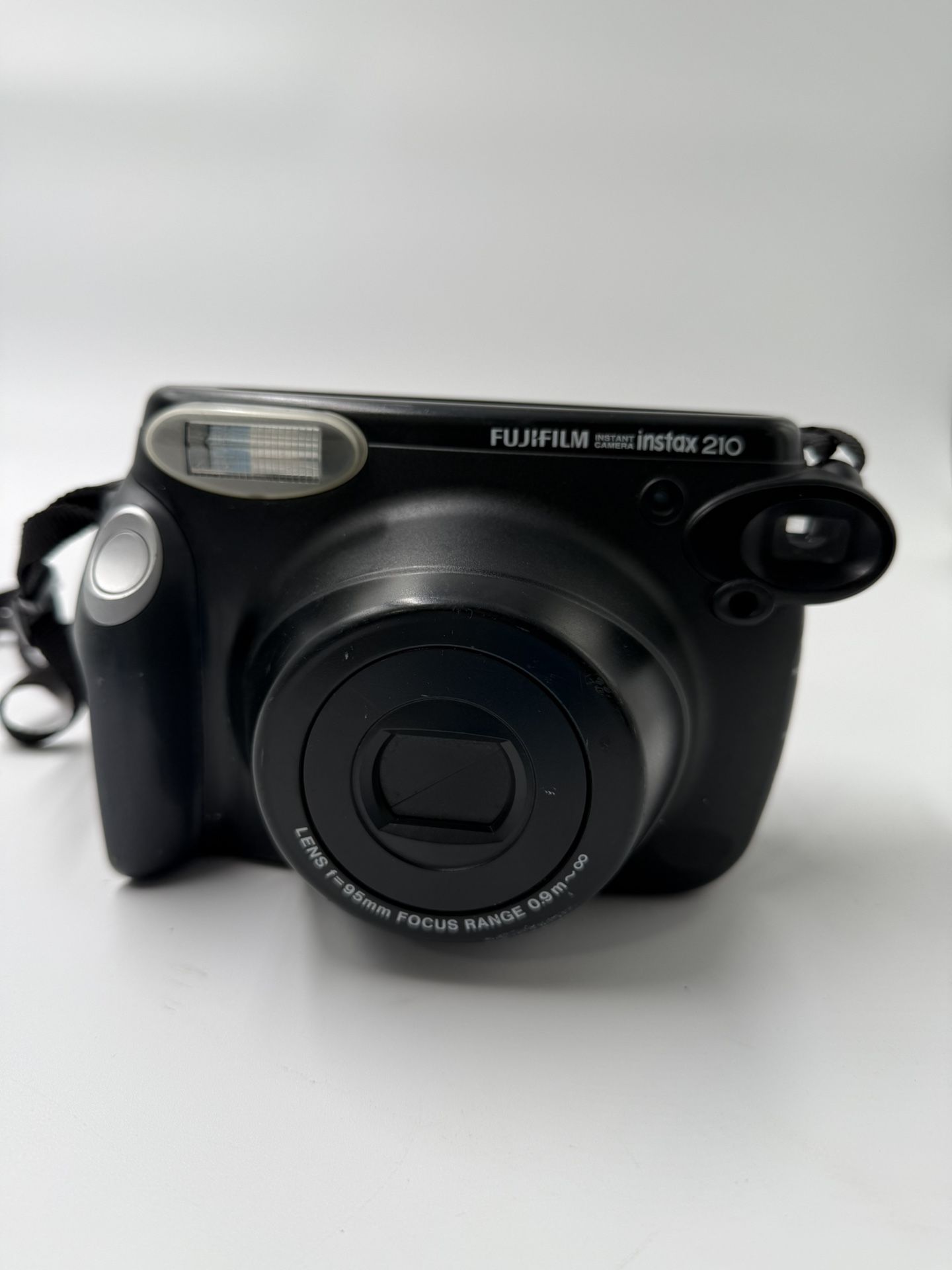 Fujifilm Instax 210 Instant Wide Camera Black Not Tested with Strap