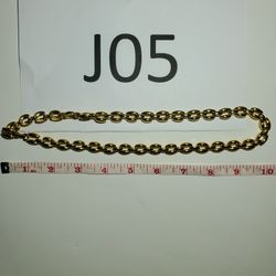 Napier 21" Gold Tone Chain Link Necklace, Pre-owned. $15