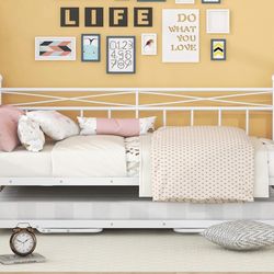 Day Bed with Trundle Bed (Foldable)