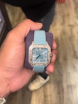 Cartier Santos 41mm box and papers Complete
