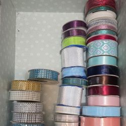 35 New Rolls Of Ribbon 