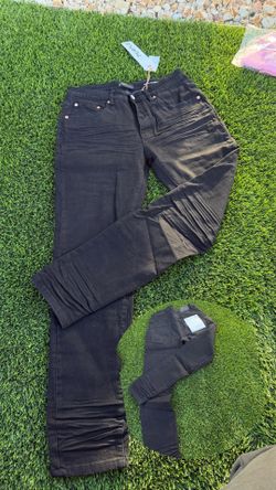 Purple jeans