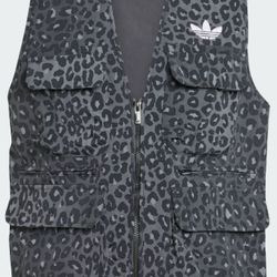 Adidas Leo Regular Vest "Black & Grey " Size Xl  "Rare"