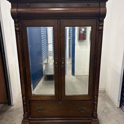 100% Mahogany Armoire  *New*