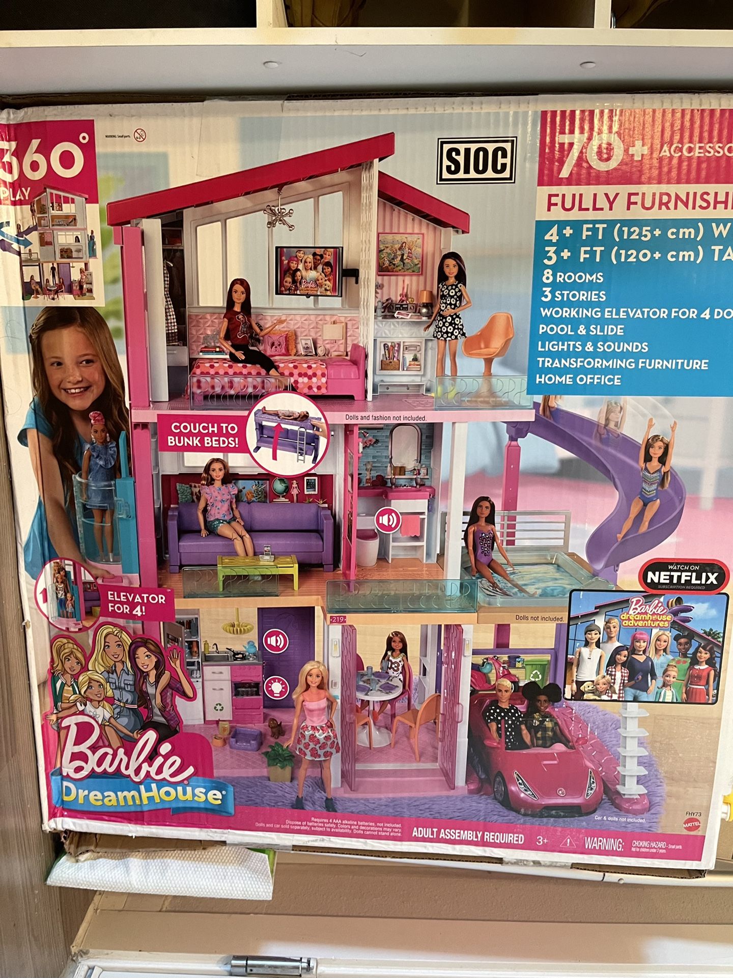 Brand new Barbie Dream house