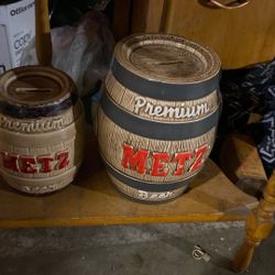 Premium Metz Beer Coin Banks 