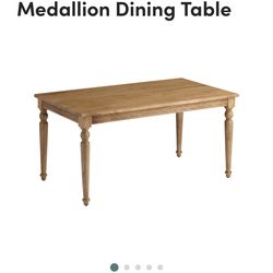 Hand carved medallion table
