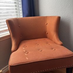 Decorative Orange Chair 