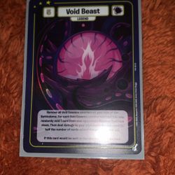 Neo Pets . Void Beast ! (foil) 