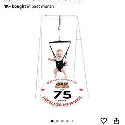 Jolly Jumper Classic w/ Stand – Like New, $100 Retail