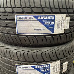 ADVANTA HPZ -01 245/35ZR19 XL $95 each new 40k warranty 245/35/19 all season 245/35R19 ultra high performance tires 245/35ZR/19i