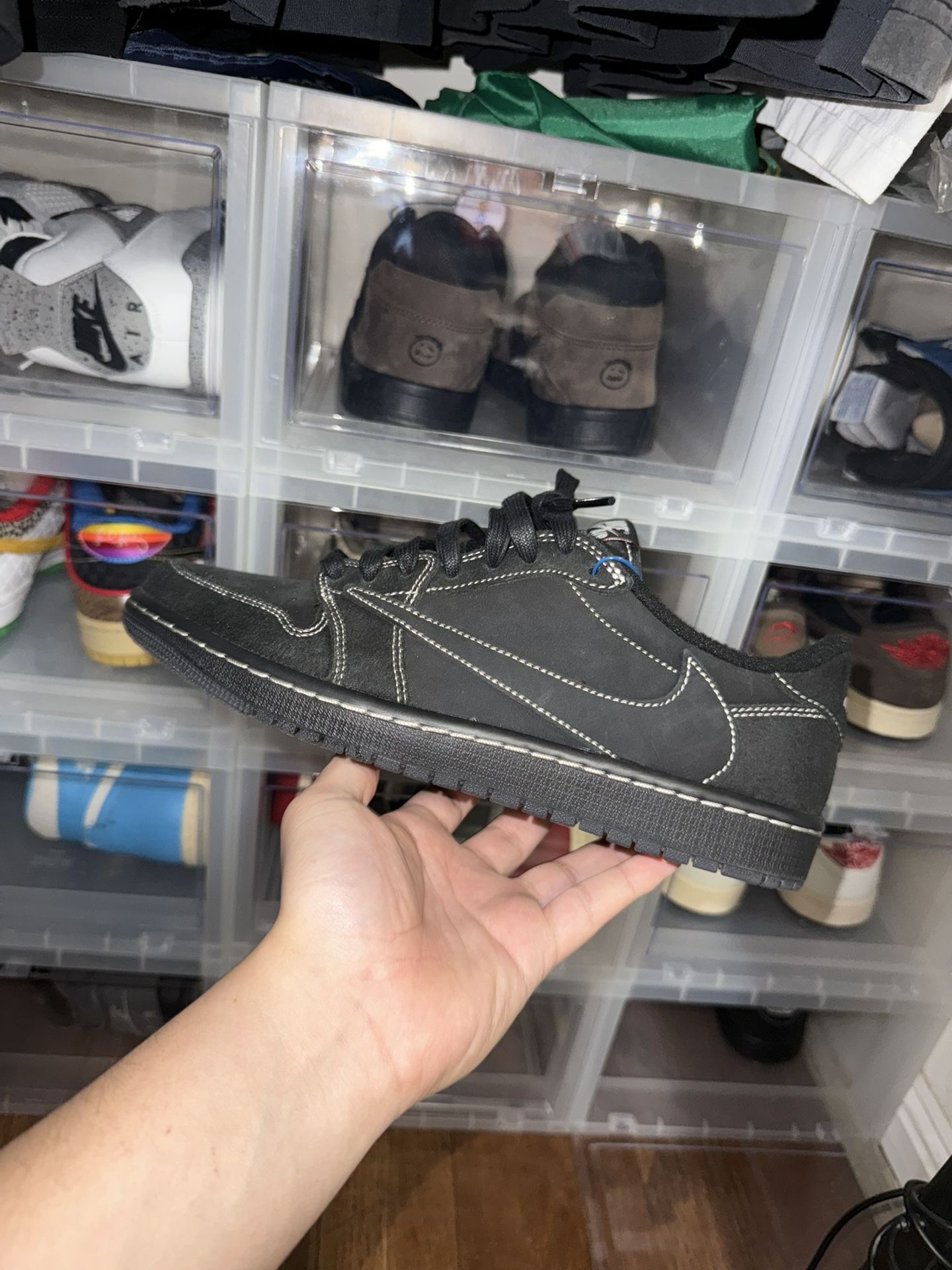 Jordan 1 Retro Low OG SP 'Travis Scott Black Phantom'