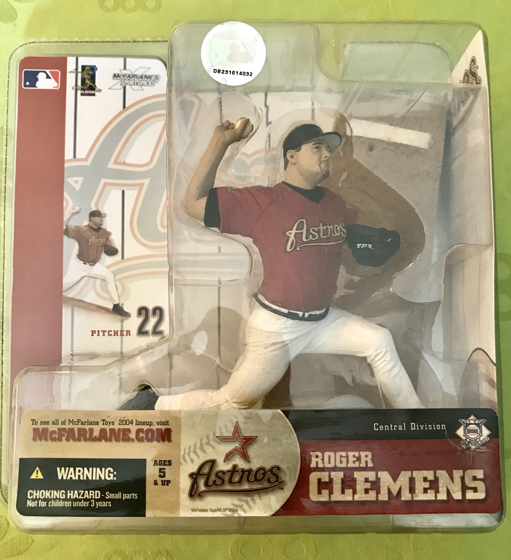 McFarlane MLB Series 10 Roger Clemens Houston Astros Collectible Action Figure