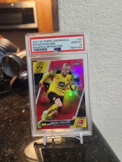 Haaland Magenta Refractor 398/399 PSA 10 Gem Mint 💎