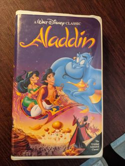 Walt Disney Aladdin Vhs Rare Black Diamond Series. Original
