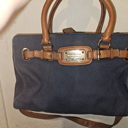 Vintage MICHAEL KORS Canvas Tote Shoulder Bag