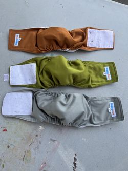 Set of 3 Washable Belly Band Wraps For Male Dogs Size Small