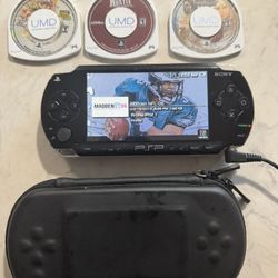 Handheld Psp With Game Bundle (Charger Included)