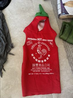 Sriracha Sauce Costume 