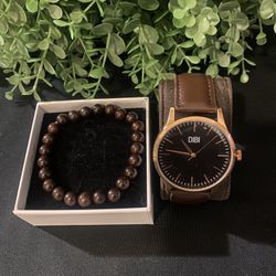 Dibi Watch w/ Beaded Bracelet 