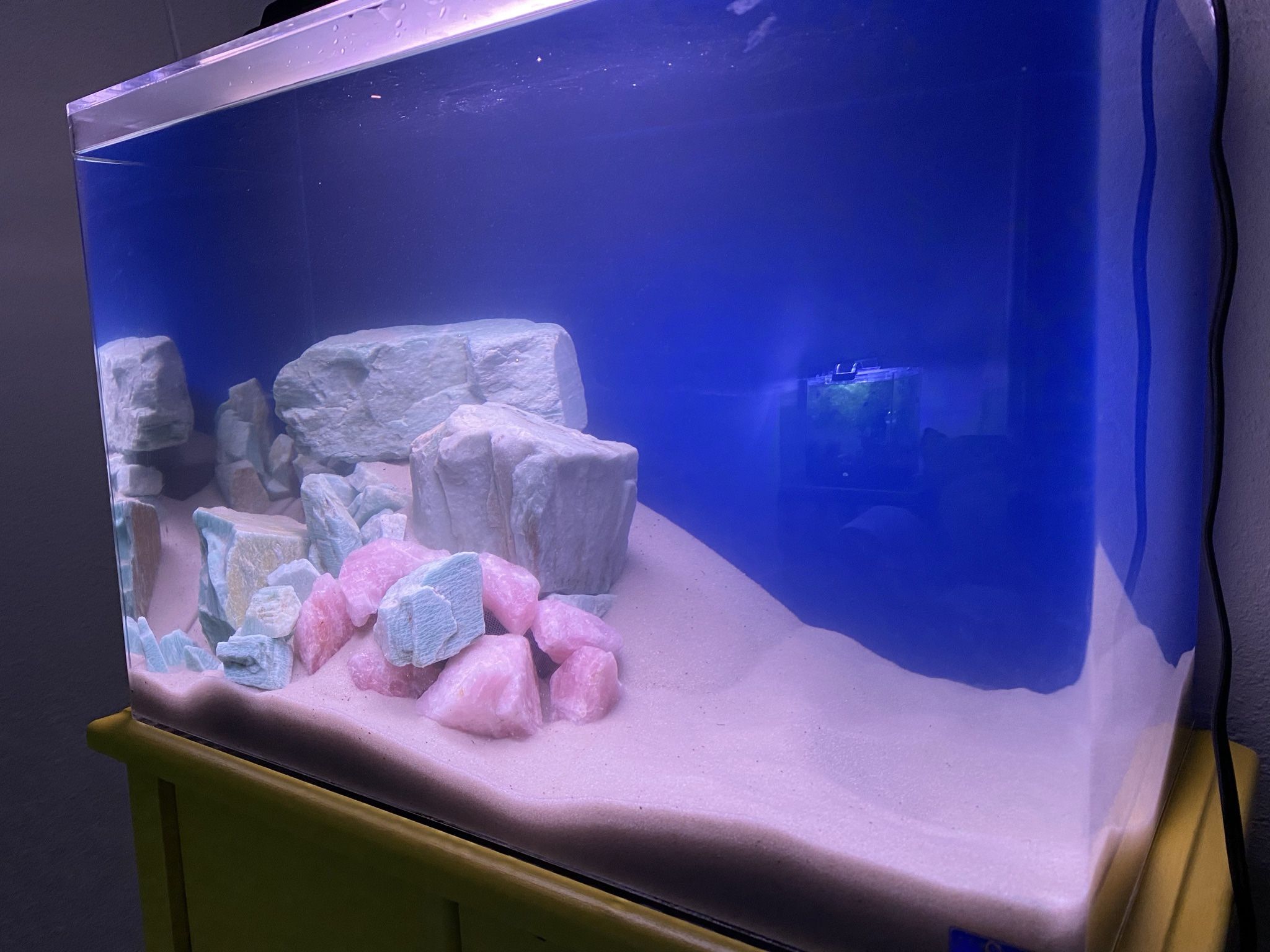 SeaClear 20 gal Acrylic Aquarium Combo Set, FIISH TANK AND STAND