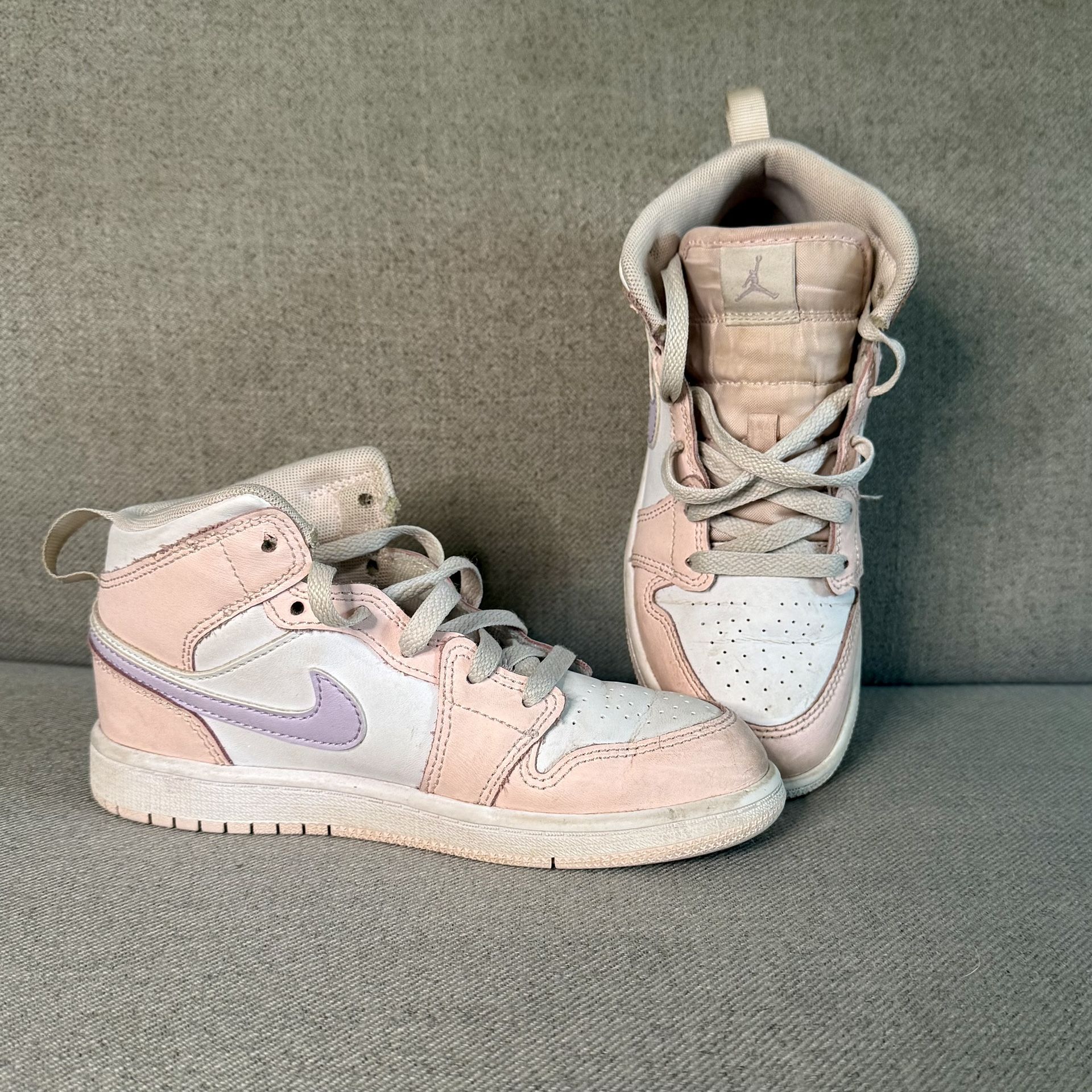 Nike Jordan 1 Mid Pink Wash FD8781-601 1 Youth Basketball Shoes