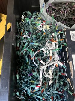 Christmas light strings lot