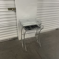 Chrome End Tables