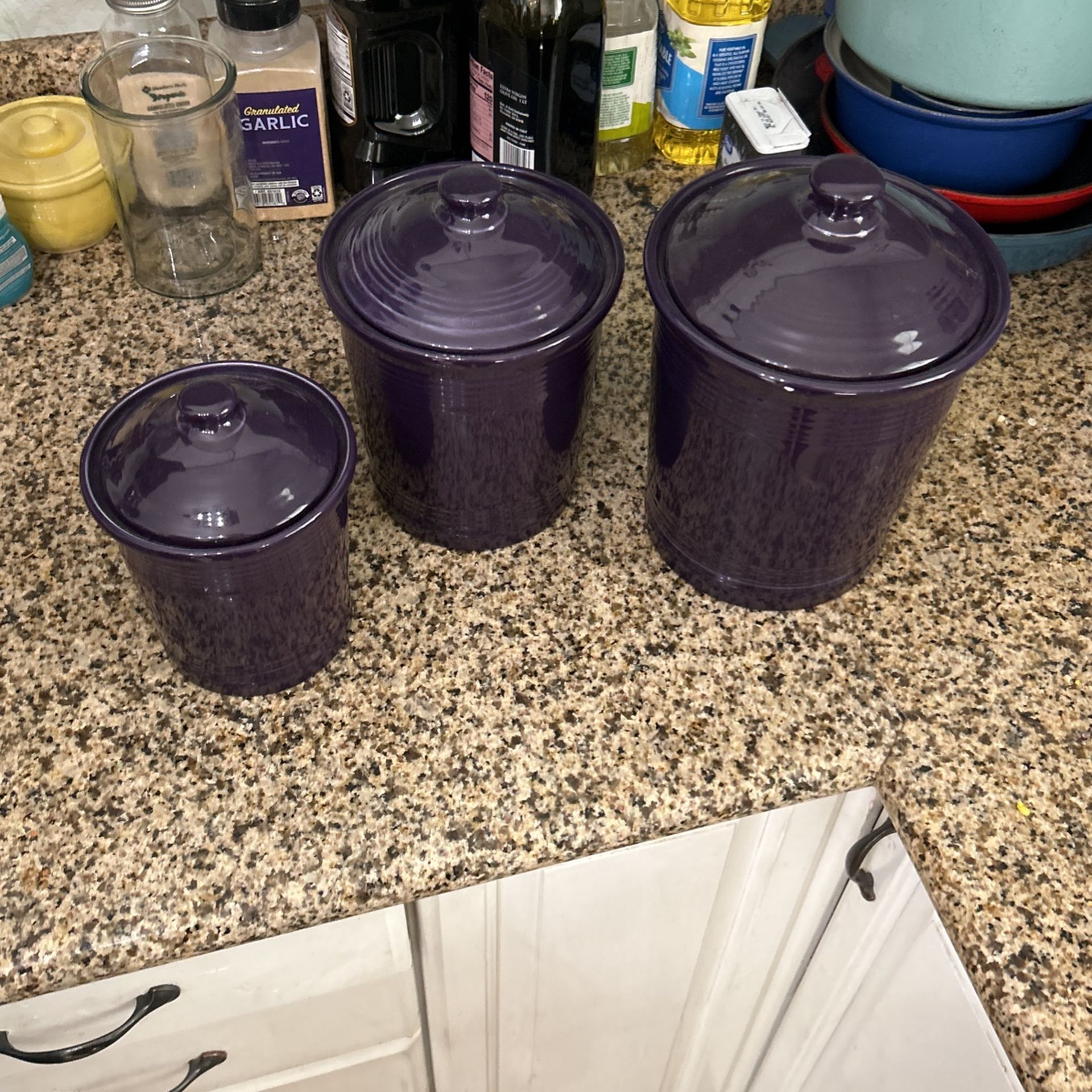 Fiestaware Canister Set Plum