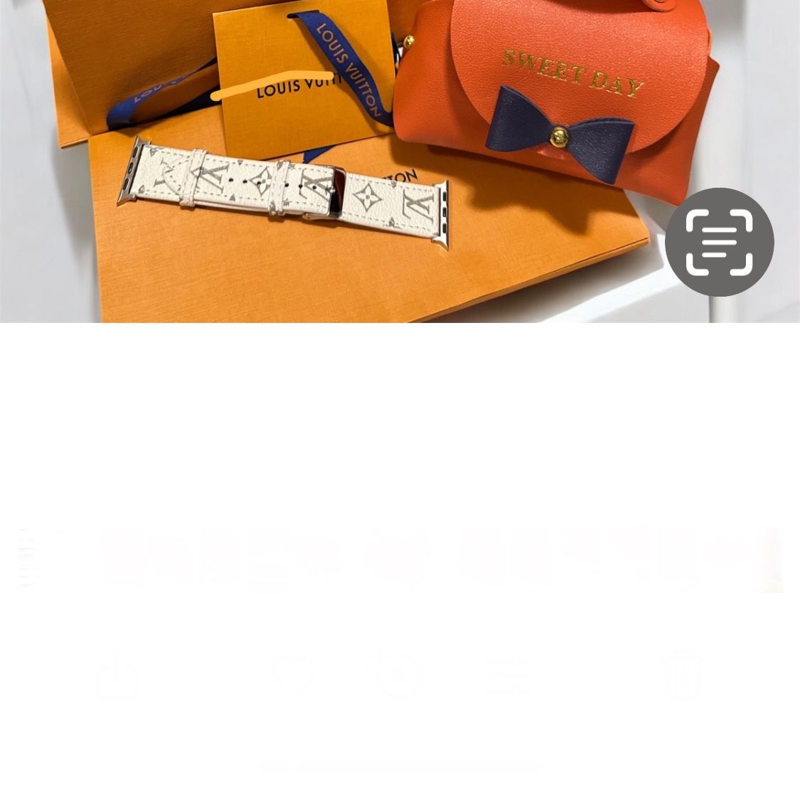 White Apple Watch Band leather 38/40/41