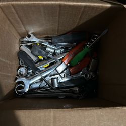 Small Box Of Tools See Picture 